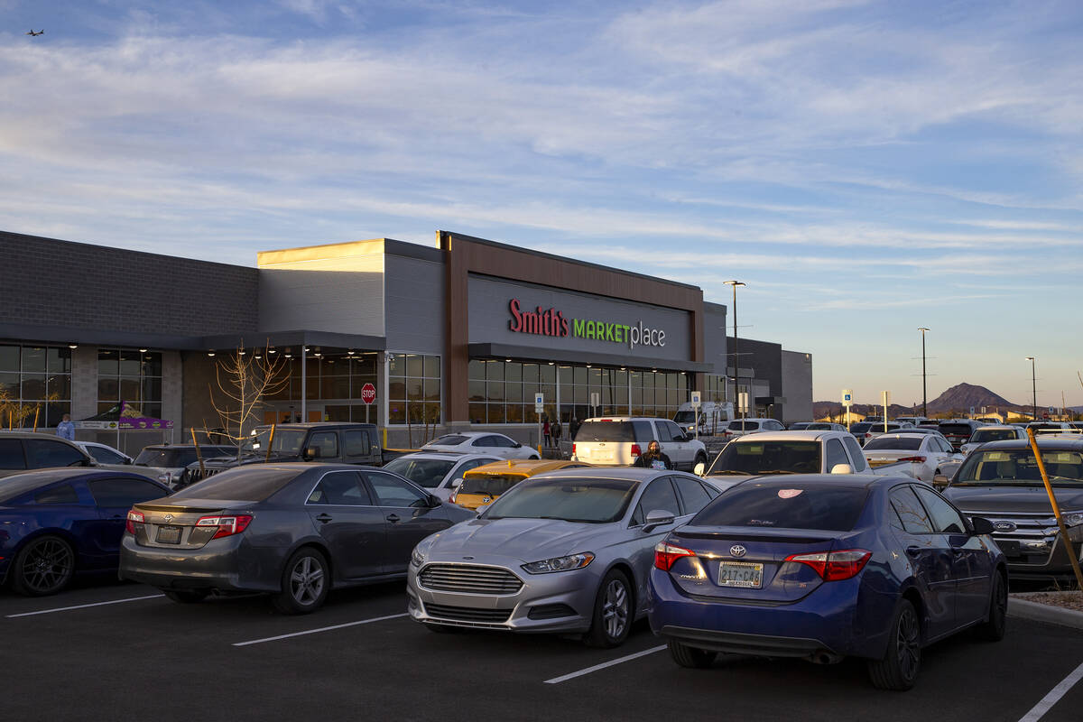 The new Smith’s Marketplace at 845 East Lake Mead Parkway is open for a preview celebrat ...