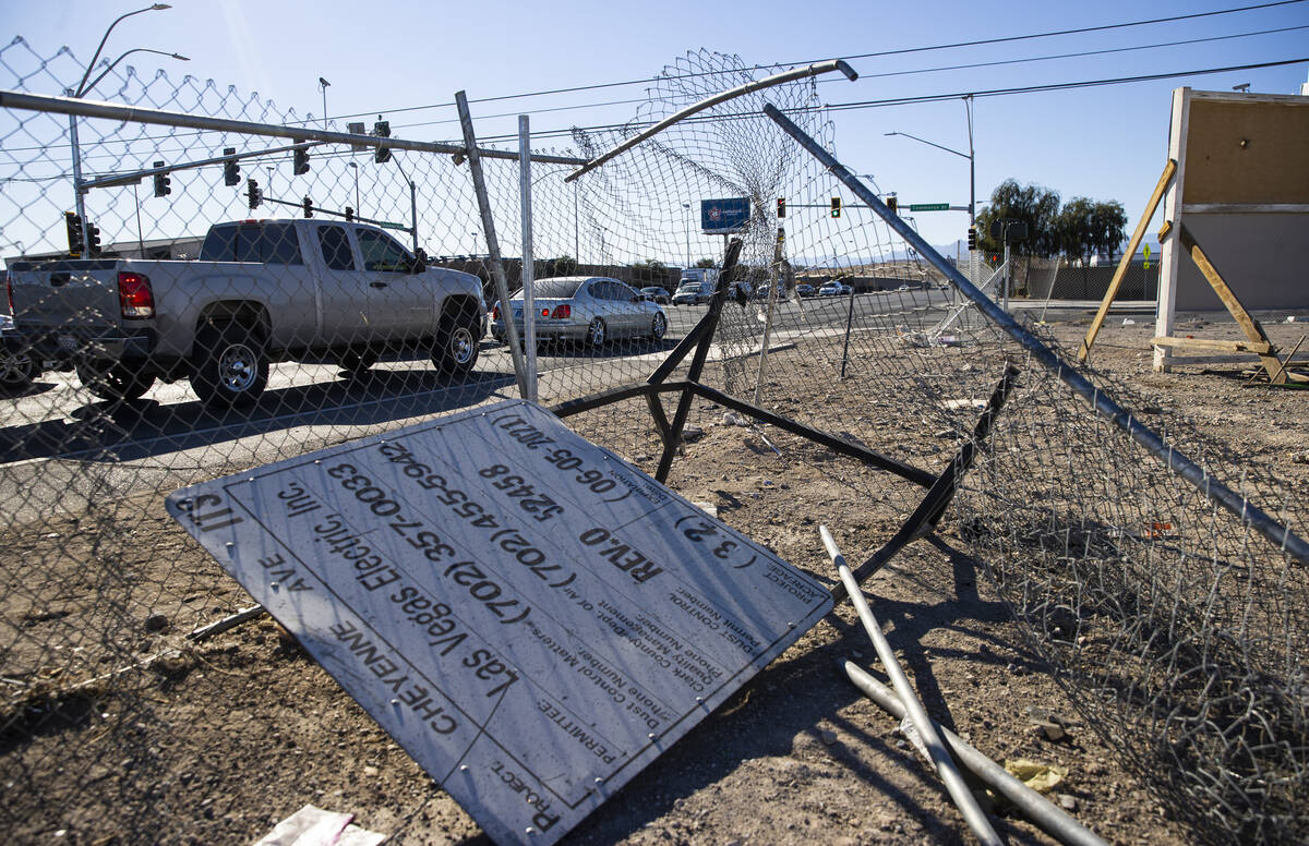 Damage from "a mass casualty traffic collision" that killed nine people is seen along ...