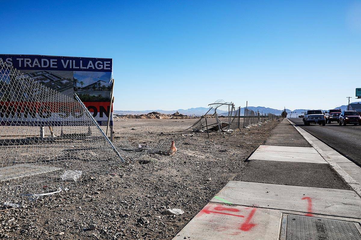 The scene where nine people were killed after a motorist sped through a red light on Cheyenne A ...