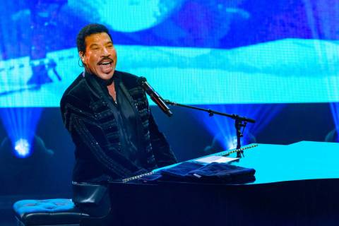 Music legend Lionel Richie is shown at Wynn Las Vegas’ Encore Theater “Back to Las Vegas” ...