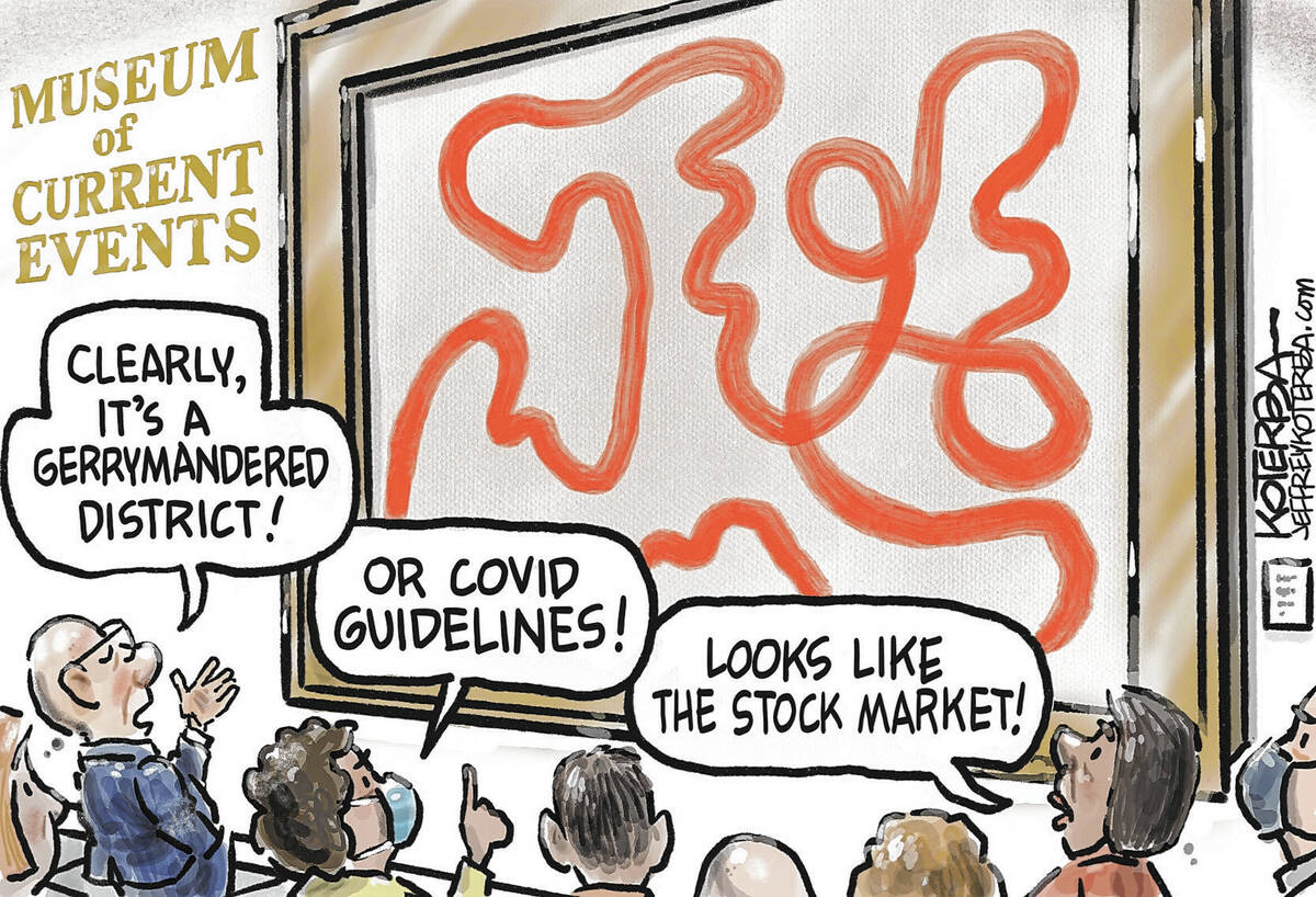 Is it modern art, the stock market or COVID guidelines? | CARTOONS | Las  Vegas Review-Journal