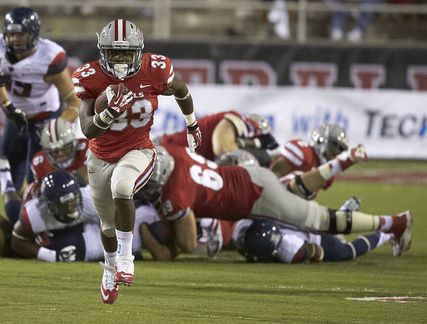 Shaquille Murray-Lawrence UNLV football in a game against Arizona at Sam Boyd Stadium on Septe ...