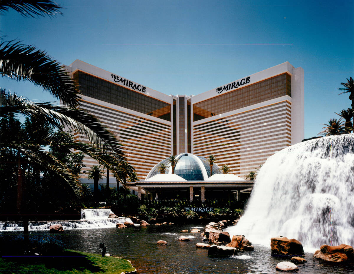 Undated photo of The Mirage hotel-casino. (The Mirage)