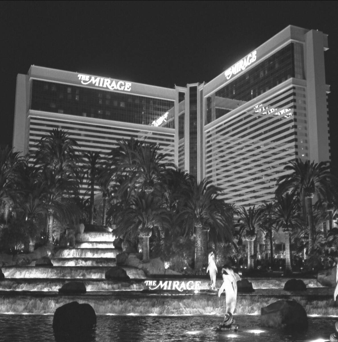 The Mirage, pictured on opening day, November 22, 1989. With a published price tag of $630 mill ...