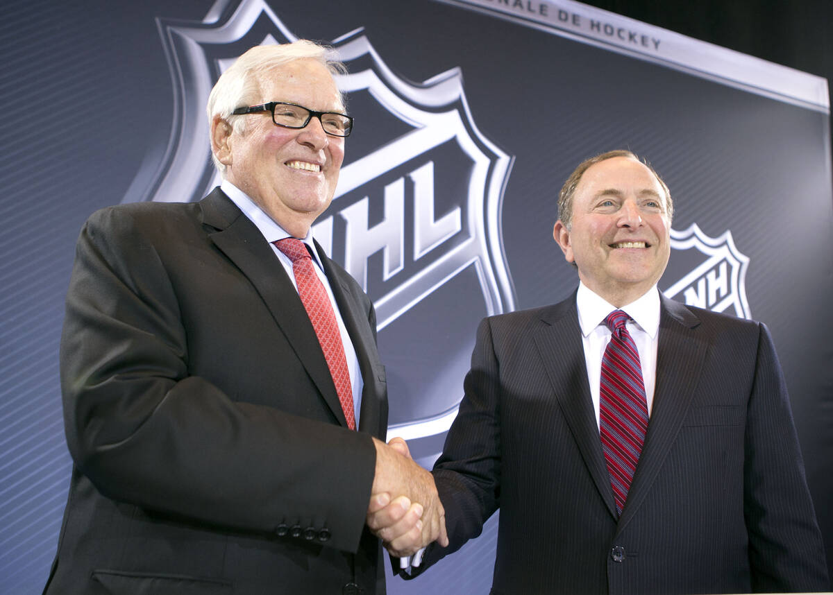 Bill Foley, Las Vegas billionaire businessman and owner of the new National Hockey League expan ...