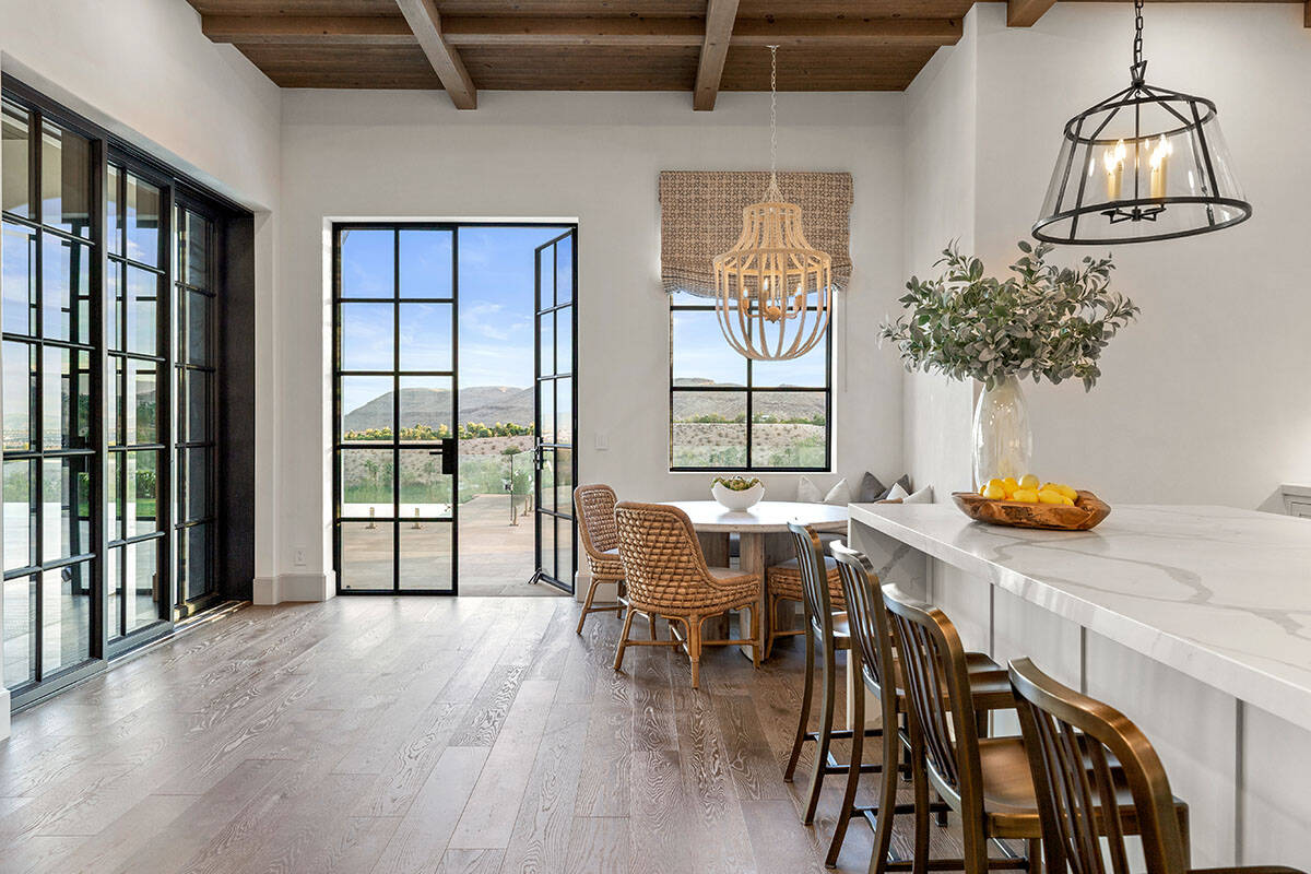 The kitchen has a breakfast nook. (Ivan Sher Group)