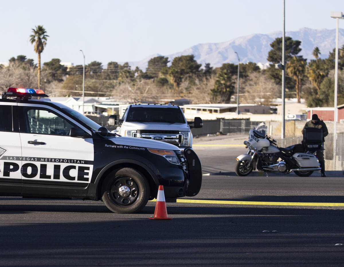 Las Vegas police is investigating a fatal vehicle crash that was causing traffic delays at the ...