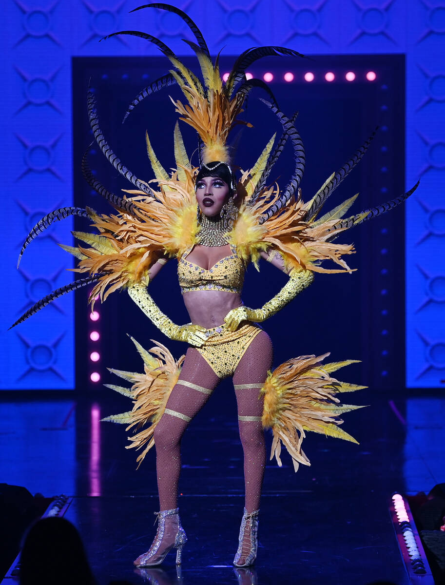 Drag queen Eureka O'Hara performs at RuPaul's Drag Race Live! at Flamingo Las Vegas, February 3 ...