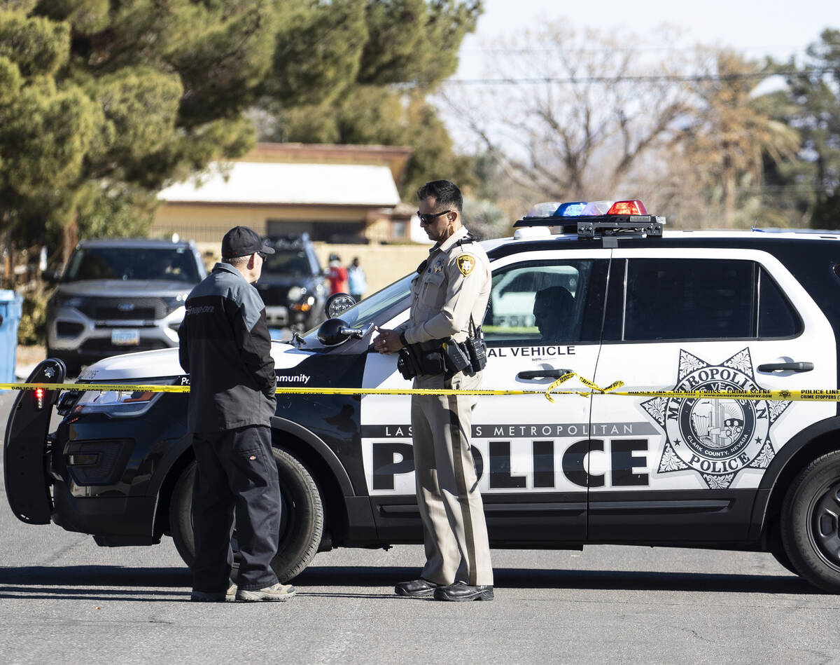 Las Vegas police is investigating a possible murder suicide on the 5100 block of Cutty Way, nea ...