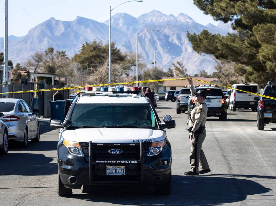 Las Vegas police is investigating a possible murder suicide on the 5100 block of Cutty Way, nea ...