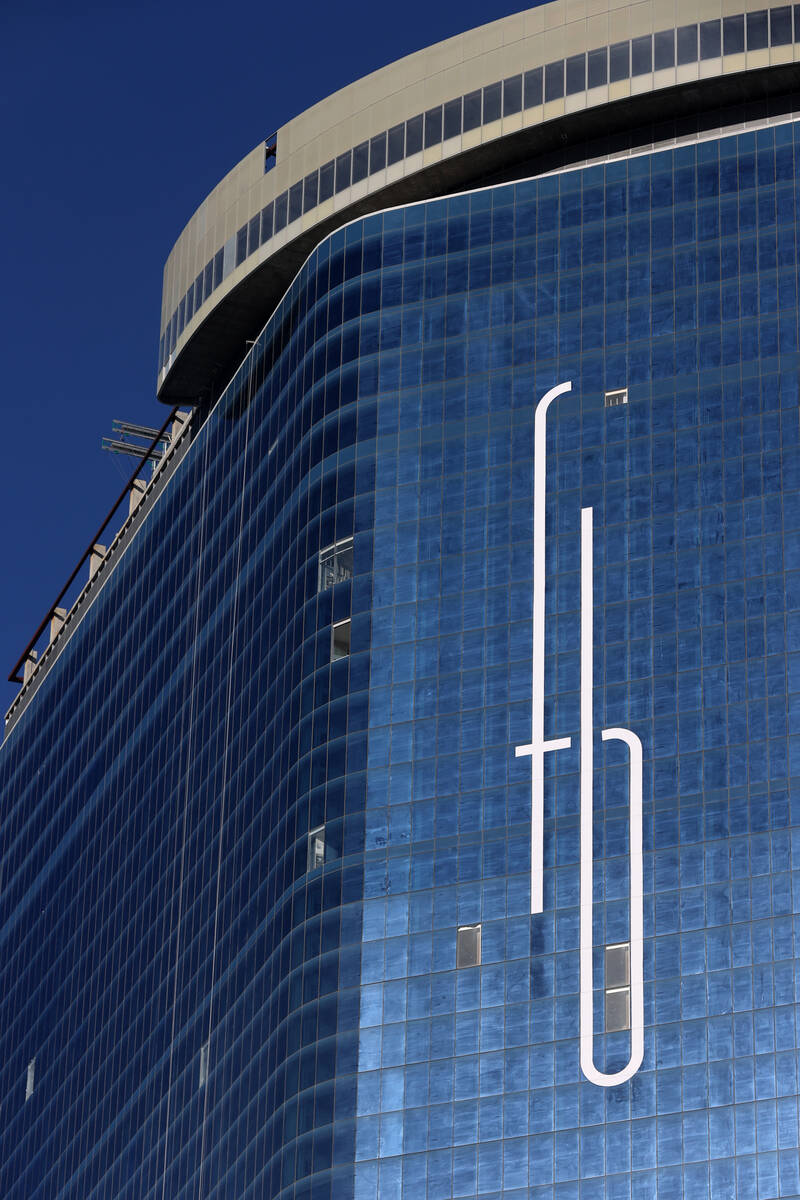 Fontainebleau Las Vegas under construction on the north Strip Thursday, Feb. 3, 2022. (K.M. Can ...