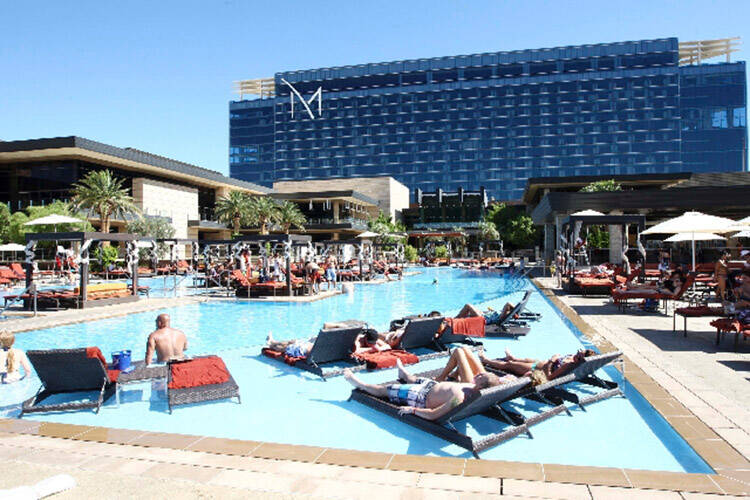 Penn National Gaming, which owns M Resort seen here, reversed a second quarter net loss despite ...