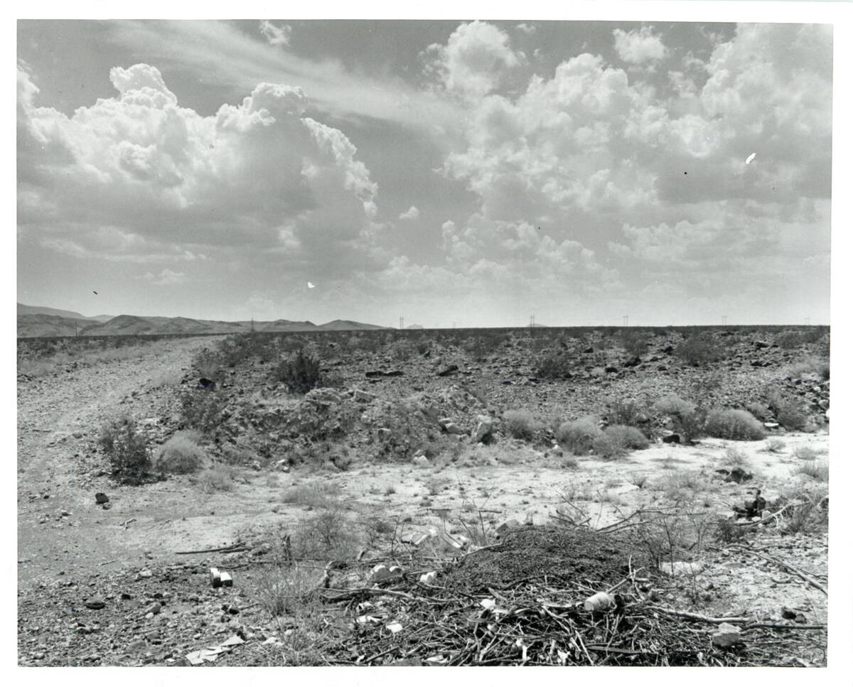 An area of Henderson's Green Valley community is seen in 1981. (Las Vegas Review-Journal file)