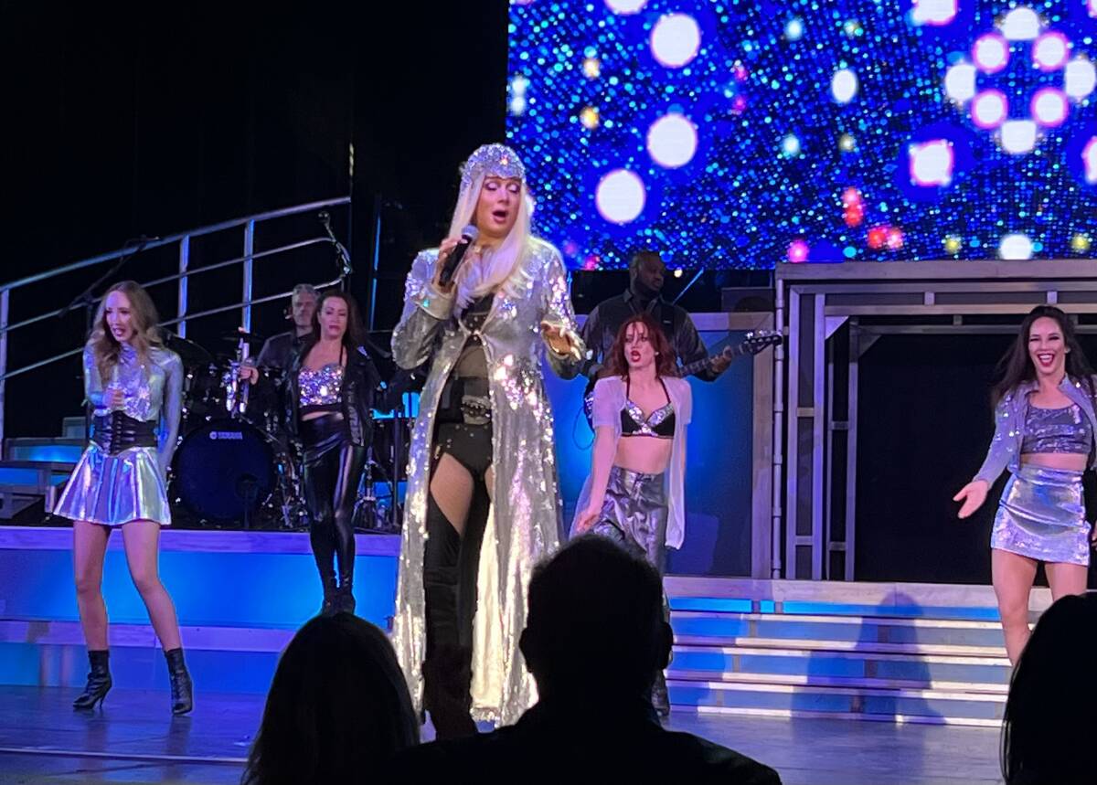 Lisa McLowry as Cher is shown in the "Legends in Concert" show 'Legendary Divas" at Tropicana o ...