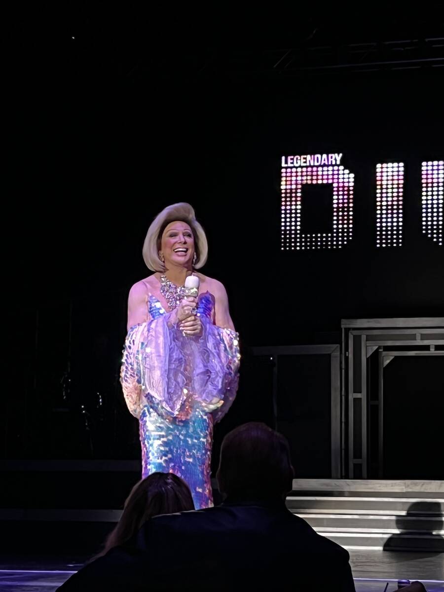 Frank Marino as Joan Rivers is shown in the "Legends in Concert" show 'Legendary Divas" at Trop ...