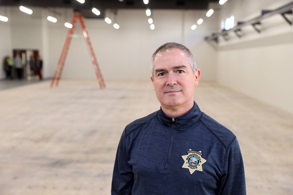 Tom Kovach, executive director of the Las Vegas Metropolitan Police Department Foundation, at t ...