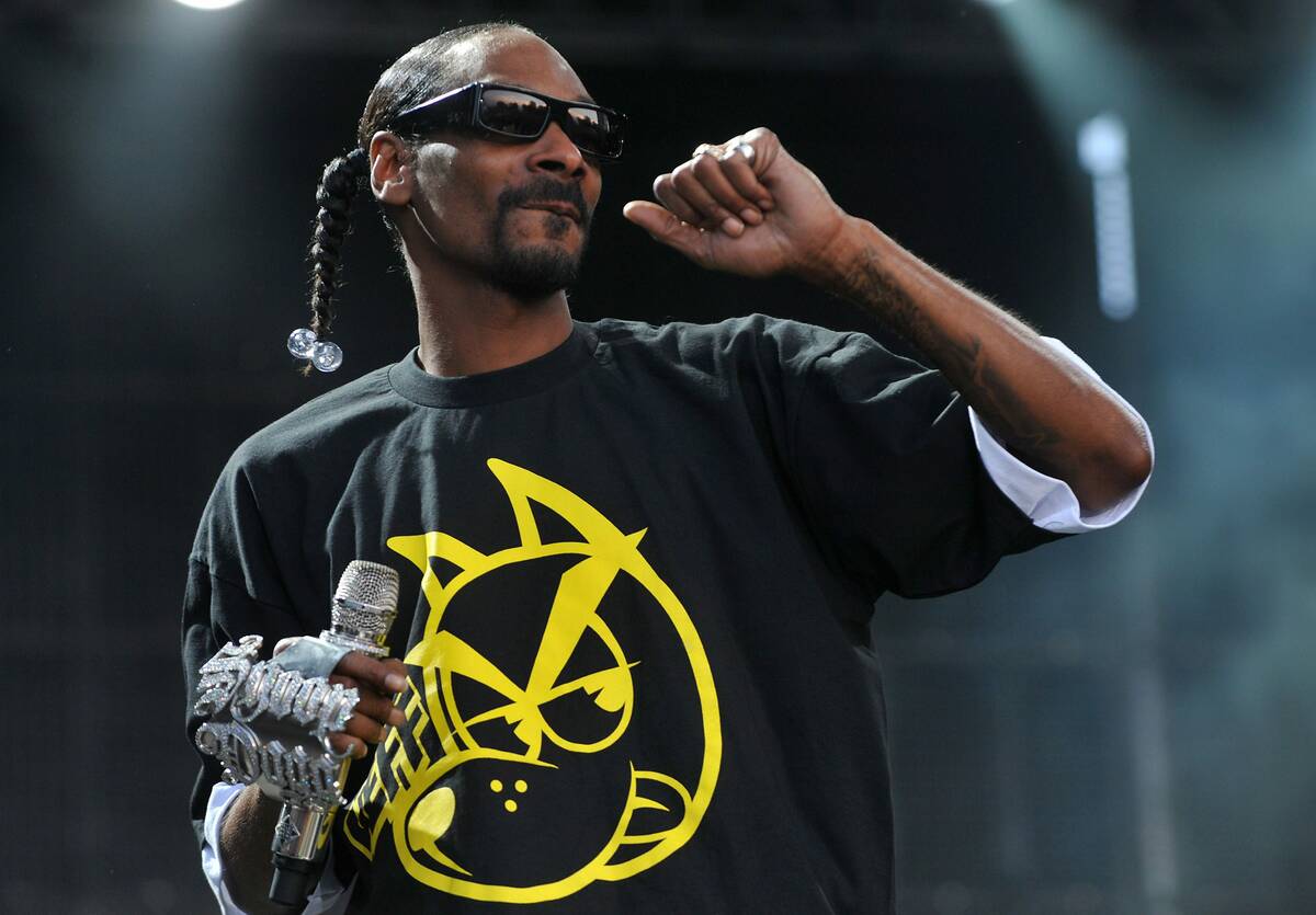 In a July 7, 2011 file photo US hip-hop artist Snoop Dogg performs on stage at the Balaton Soun ...