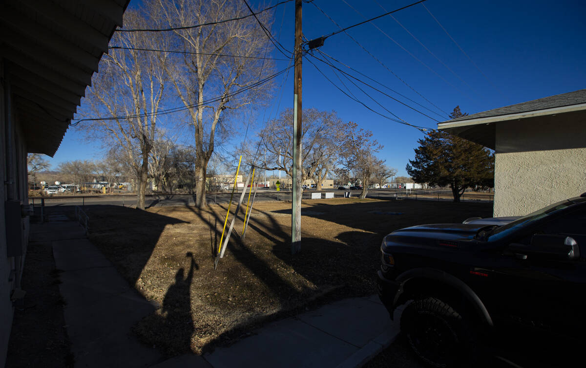 A view of the Walker River Paiute Tribe reservation on Wednesday, Feb. 9, 2022, in Schurz. (Cha ...