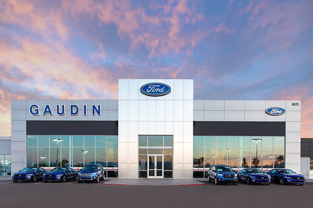 Gaudin Gaudin Motor Co. is made up of three Las Vegas dealership locations, including Gaudin Fo ...