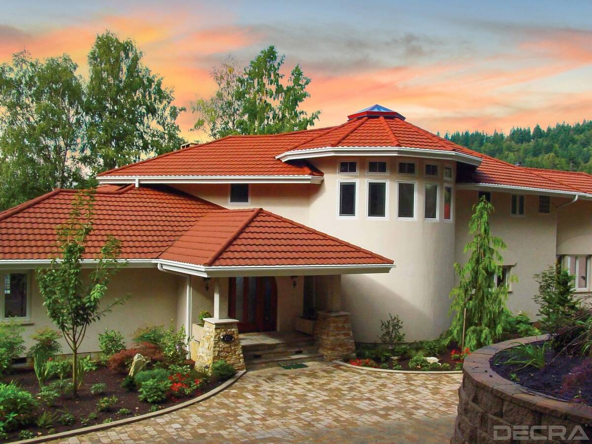 The traditional clay tile roof is a mandatory design element for enhancing the exotic cupolas a ...