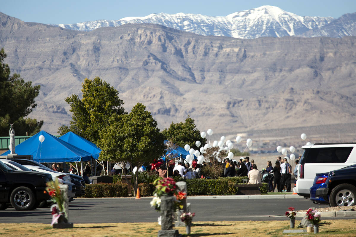 The memorial service for the Zacarias family, 7 of whom were killed in a North Las Vegas car cr ...