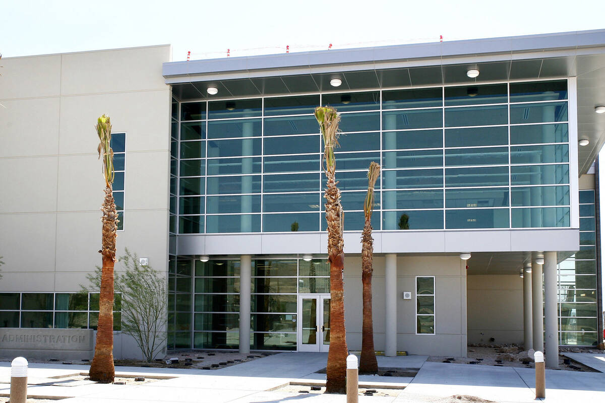 The campus at the East Career and Technical Academy. (Las Vegas Review-Journal, file)