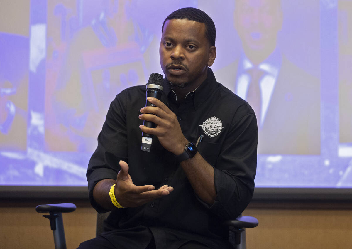 Commissioner William McCurdy speaks during “The Social Life of the Historic Westside&quo ...