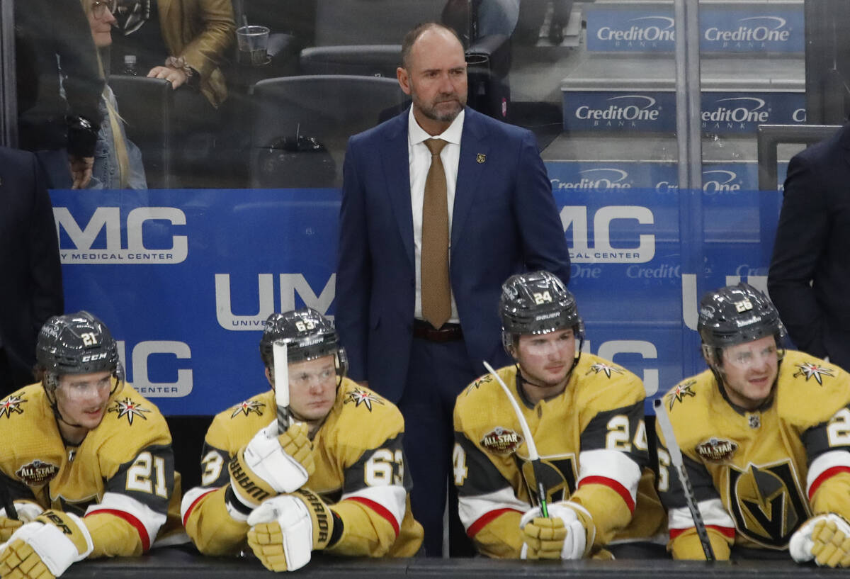 Nearing one-year mark as Golden Knights coach, Cassidy closing in