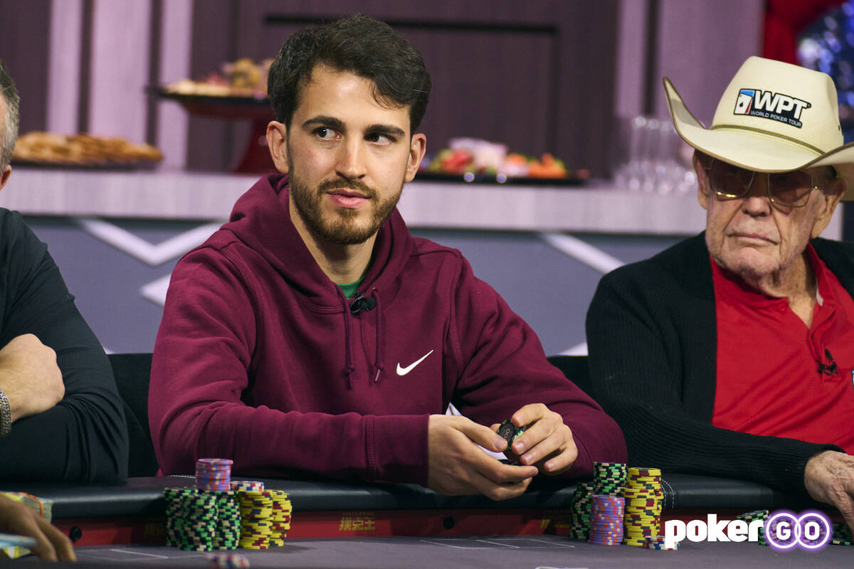 Reigning World Series of Poker Main Event champion Koray Aldemir plays on "High Stakes Poker" a ...