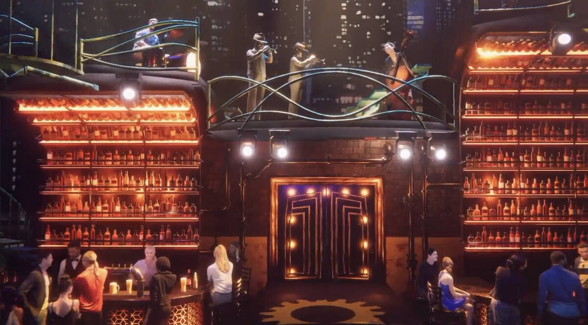 A look at the stage of "Mad Apple," opening in May at New York-New York. (Cirque du Soleil)