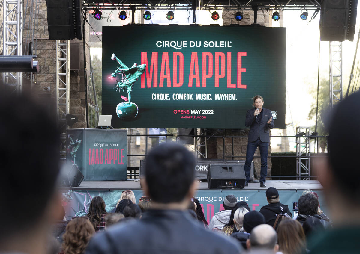 Simon Painter, founder of The Works Entertainment and co-producer of "Mad Apple,” s ...