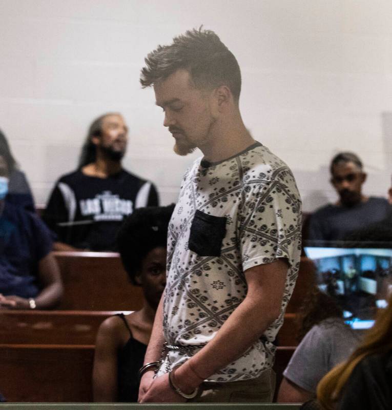 Brandon Toseland, a suspect in the death of a child, appears in court, Wednesday, Feb. 23, 2022 ...