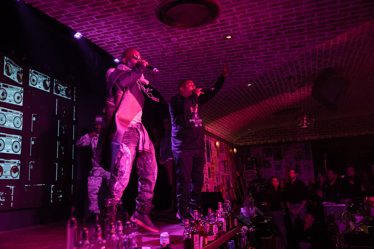 Naughty By Nature performs during "OTR Wednesdays," On The Record's industry night launch party ...
