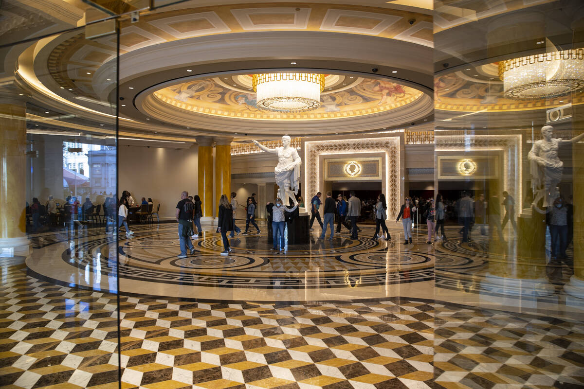 Interior of Caesars Palace Hotel
