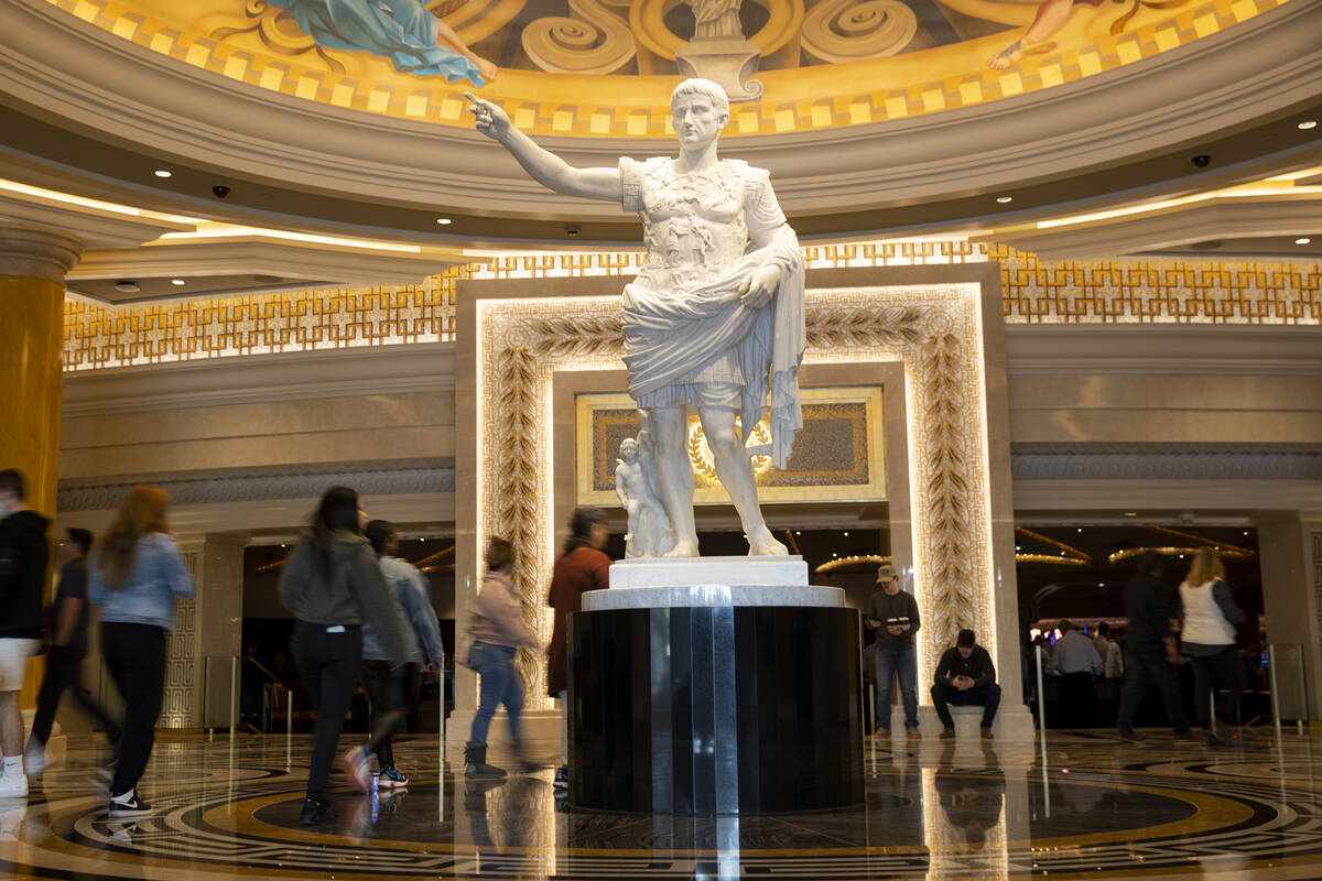 Caesars Palace Unveils Sexy New Entrance