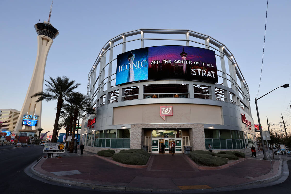 Walgreens-anchored retail complex at the northeast corner of Las Vegas Boulevard and Sahara Ave ...