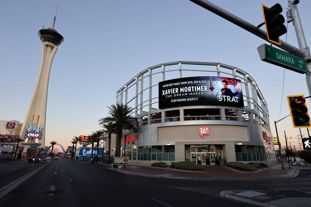 Walgreens-anchored retail complex at the northeast corner of Las Vegas Boulevard and Sahara Ave ...