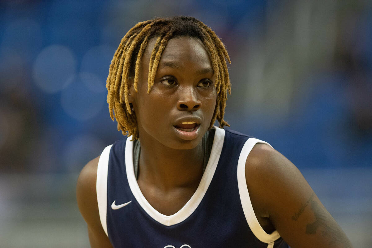 Mary Mcmorris of Centennial High School during the NIAA Class 5A girls basketball state champio ...