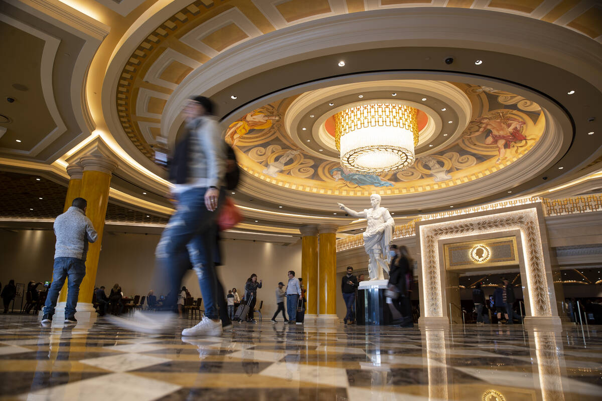 Interior of Caesars Palace Hotel