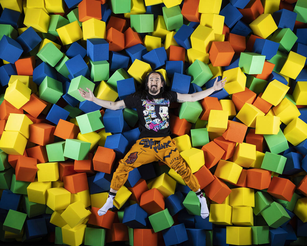 Steve Aoki's sponge room. (Benjamin Hager)
