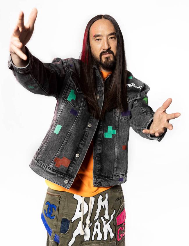 Steve Aoki (Benjamin Hager/Las Vegas Review-Journal)