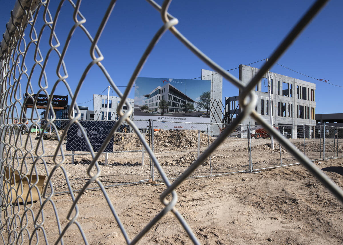 The Narrative office building project currently under construction is shown on Monday, Feb. 28, ...
