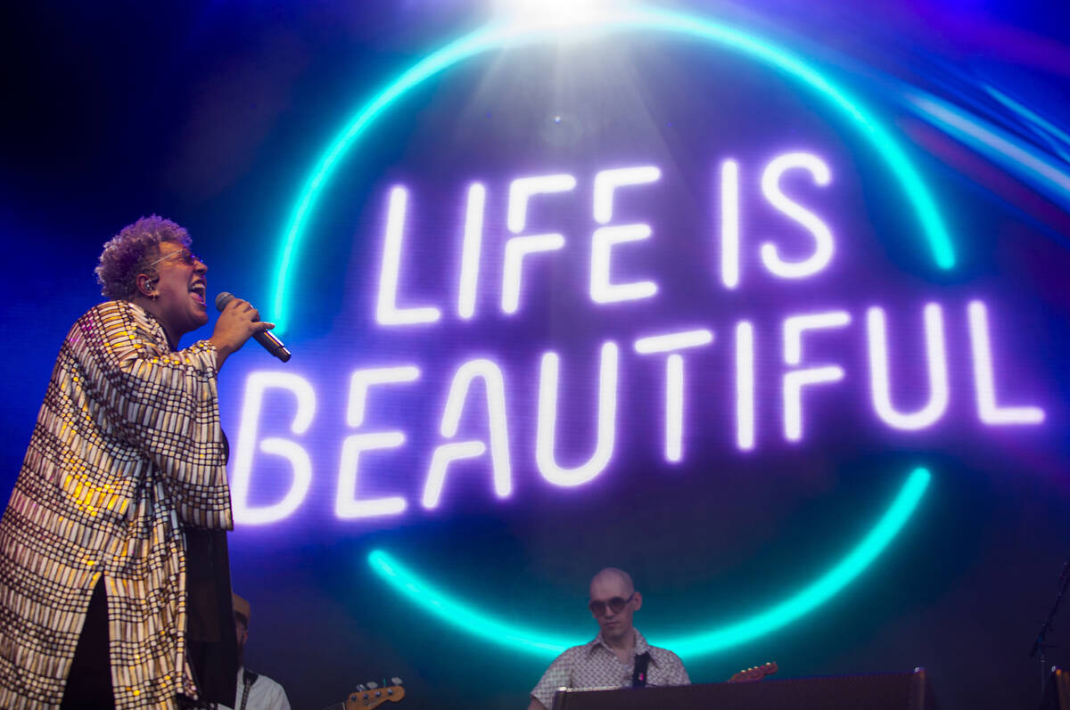 In this Sept. 17, 2021, file photo, Brittany Howard performs in the Downtown Stage during day o ...