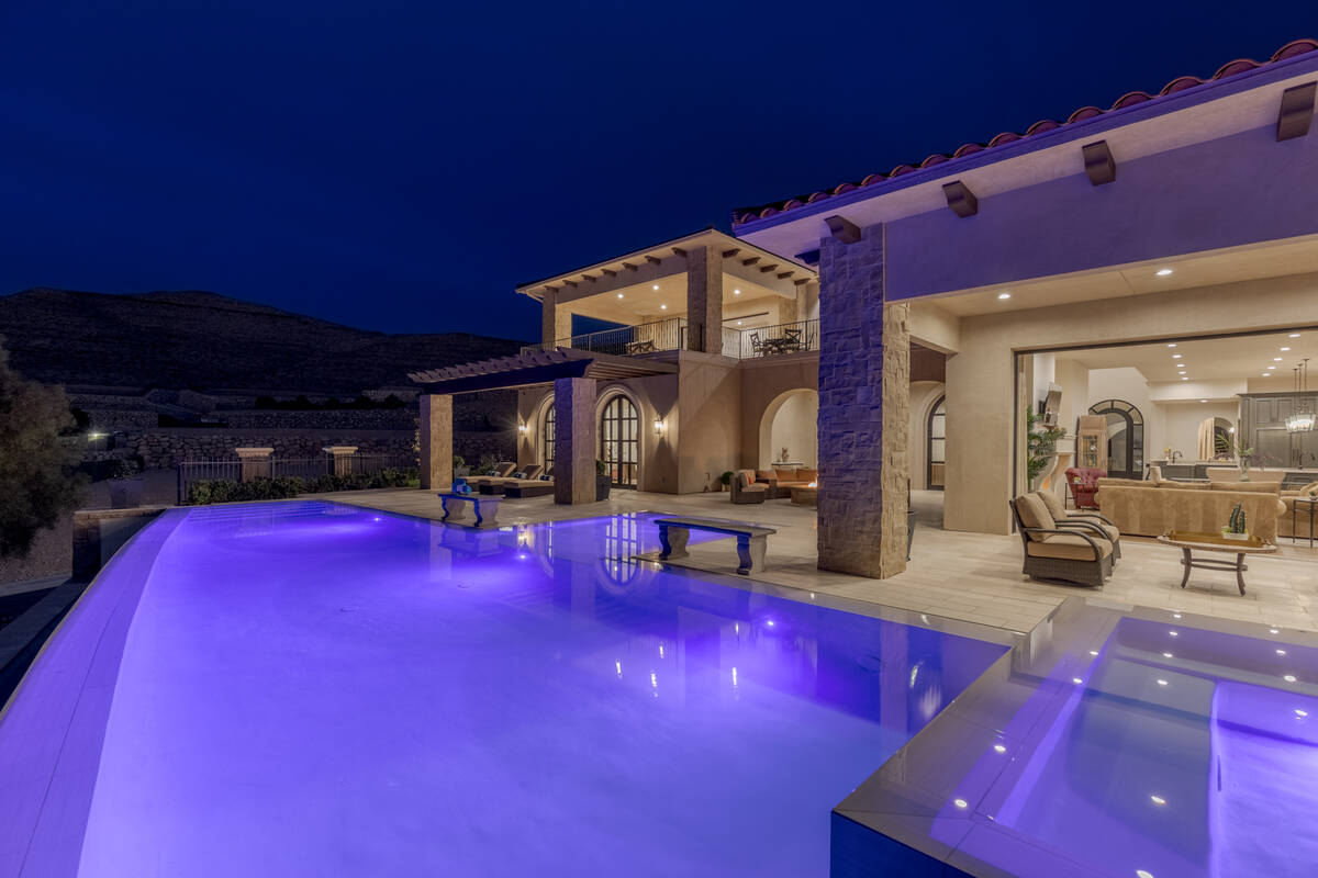 Ex-Raiders coach Jon Gruden's house in Las Vegas' Southern Highlands community, seen here, was ...