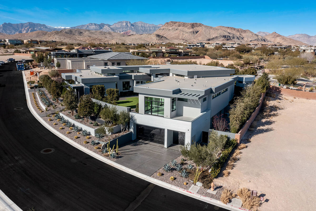 A mansion in Summerlin's The Ridges is listed for $12.5 million. (Rob Jensen Co)