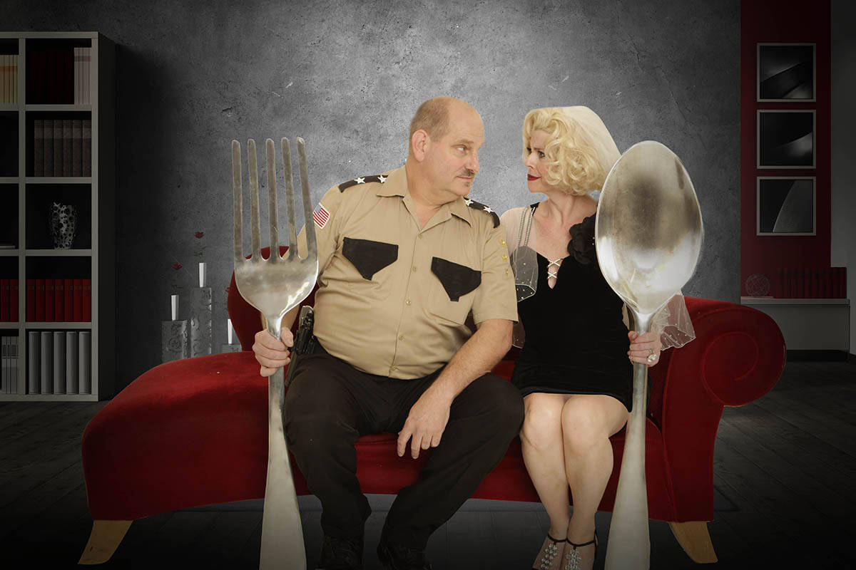 Eric and Jayne Post star in “Marriage Can Be Murder.” The dinner theater show reopened Feb. ...