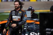 Cup Series driver Corey LaJoie (7) during qualifying for the Pennzoil 400 on Friday, March 4, 2 ...