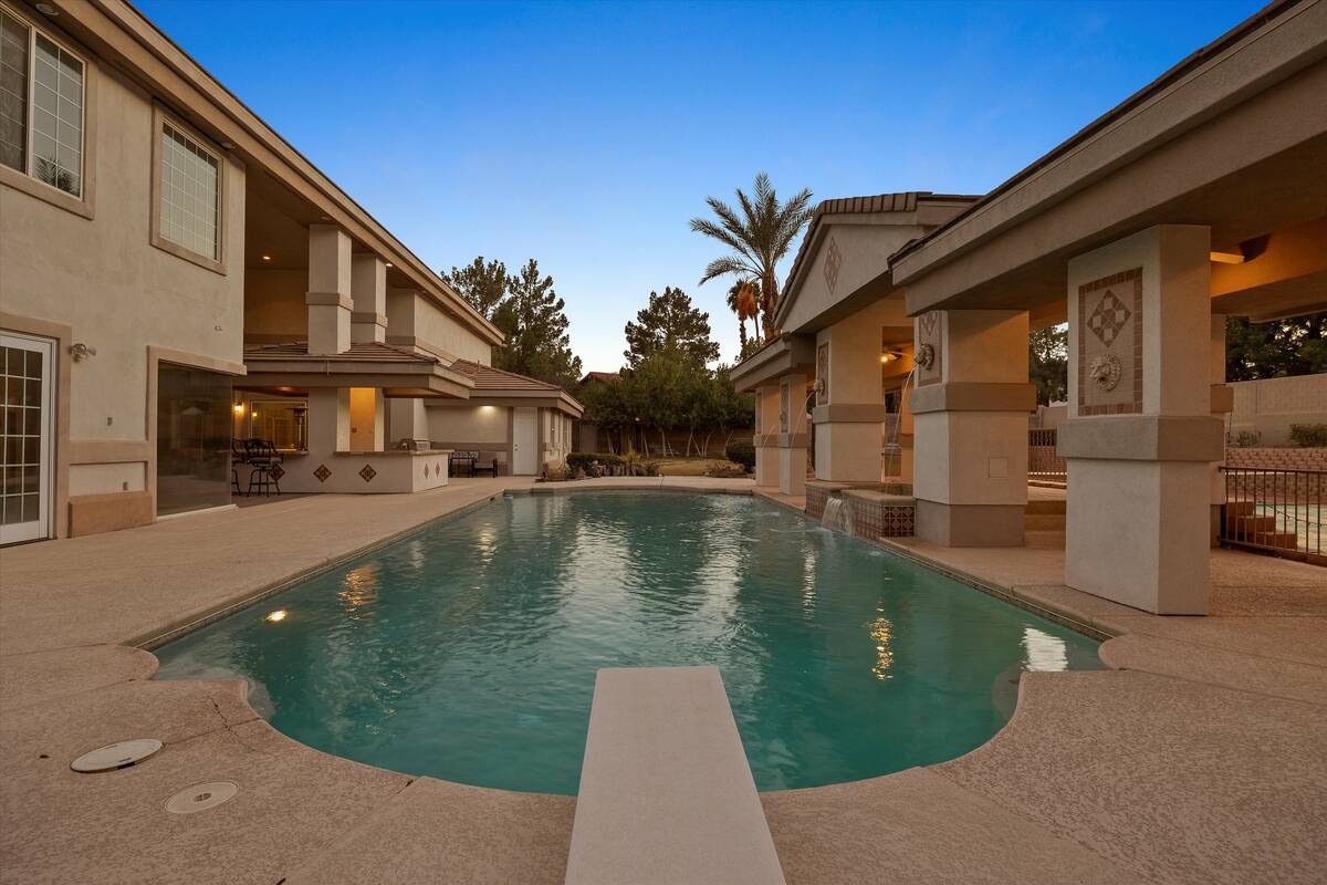 A Las Vegas mansion that pop star Michael Jackson once rented, seen here, is now listed for $9. ...