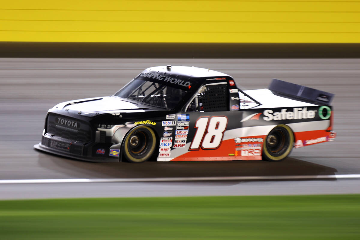 Chandler Smith powers by Zane Smith for exciting NASCAR Truck Series win