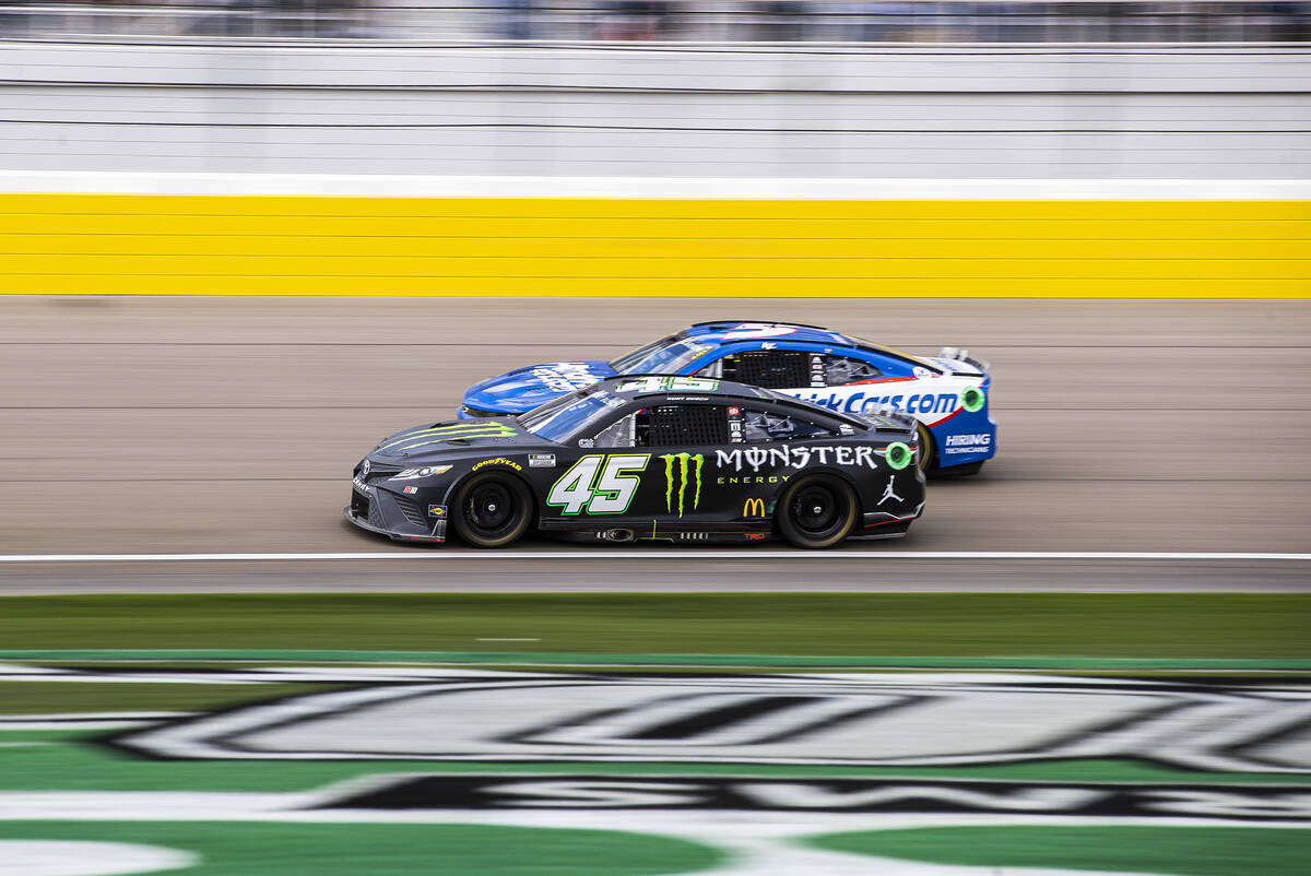 Las Vegas native and NASCAR Cup Series driver Kurt Busch (45) competes in the Pennzoil 400 NASC ...